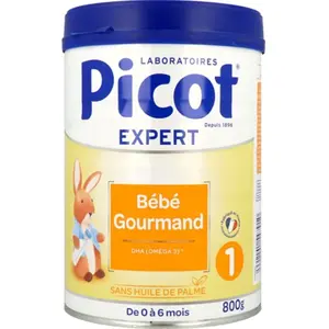 Comparateur de prix : Picot Expert Bébé Gourmand 1er Age 800g
