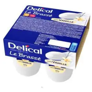 Comparateur de prix : DELICAL Le Brassé - Dessert lacté HP HC Vanille 4x200g