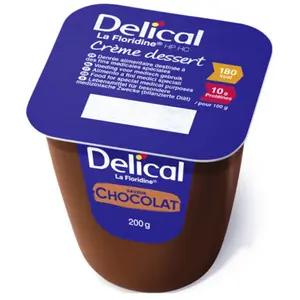 Comparateur de prix : Delical Crème Dessert HP HC La Floridine Vanille Lot de 4 x 200g