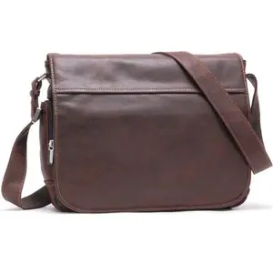 Comparateur de prix : Sacoche pour homme Arthur et Aston en cuir de vachette souple Châtaigne