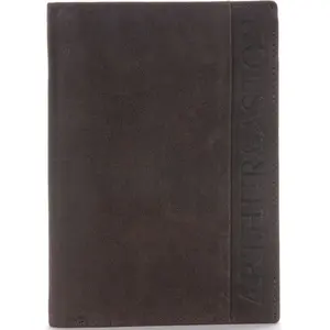Arthur Aston PORTEFEUILLE DEPLIANT VOLETS Cuir chataigne