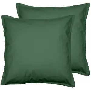 Sensei Maison Lot de 2 taies d'oreiller en flanelle de coton Lichen 65x65 cm pas cher