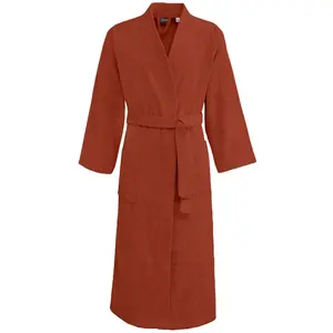 Sensei Maison Peignoir col kimono en coton  Terracota XL