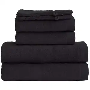 Sensei Maison Ensemble de bain 6 pièces en coton Carbone pas cher