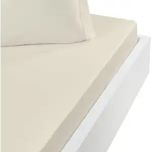Sensei Maison - Drap Housse en Coton Bonnet 30 cm Studio - 120x190 cm - Ecru pas cher