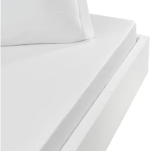 Sensei Maison - Drap Housse en Coton Bonnet 30 cm Studio - 120x190 cm - Blanc pas cher