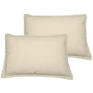 Sensei Maison Lot de 2 taies d'oreiller en coton ficelle 50x70 cm pas cher