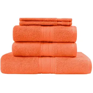 Sensei Maison Ensemble de bain 5 pièces Corail