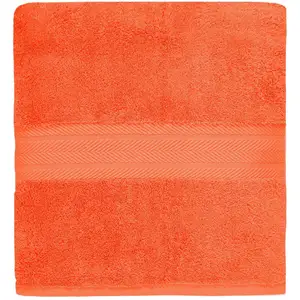 Sensei Maison Serviette de toilette 550 g/m² corail 50x100 cm pas cher