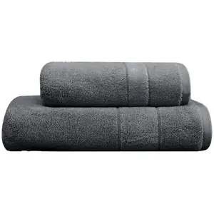 Sensei Maison Ensemble de bain 2 pièces 650 g/m²  ardoise