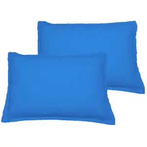 Sensei Maison Lot de 2 taies d'oreiller en coton océan 50x70 cm pas cher