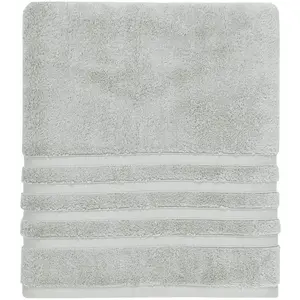 Sensei Maison Maxi drap de bain 600 g/m²  gris perle 100x150 cm
