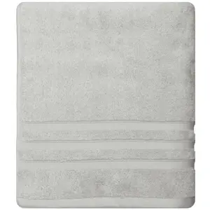 Sensei Maison Drap de bain 600 g/m²  gris perle 70x140 cm pas cher