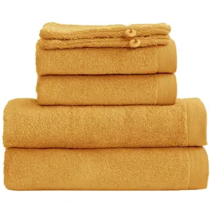 Sensei Maison Ensemble de bain 6 pièces en coton Caramel