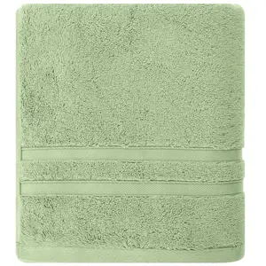 Sensei Maison Serviette de toilette 600 g/m²  sauge 50x100 cm pas cher