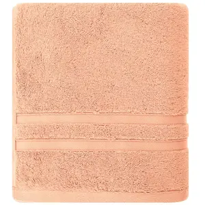Sensei Maison Serviette de toilette 600 g/m²  rose thé 50x100 cm pas cher