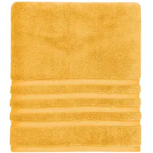 Sensei Maison Maxi drap de bain 600 g/m²  caramel 100x150 cm pas cher