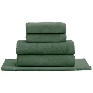 Sensei Maison Ensemble de bain avec tapis 5 pièces lichen pas cher