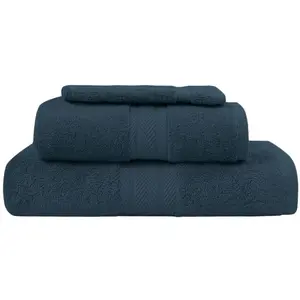 Sensei Maison Ensemble de bain 3 pièces Denim pas cher