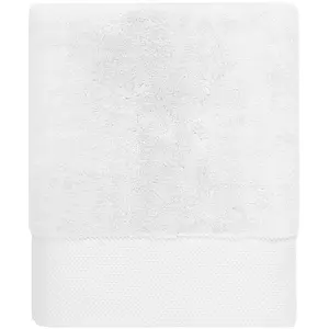 Sensei Maison Serviette de toilette 560 g/m² Blanc 50x100 cm pas cher