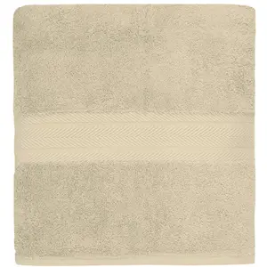 Sensei Maison Drap de bain 550 g/m² ficelle 70x140 cm pas cher