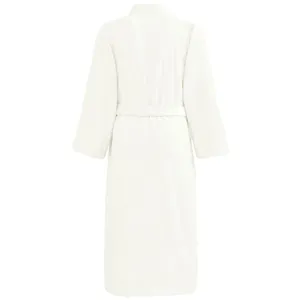 Sensei Maison Peignoir col kimono en coton Ecru L pas cher