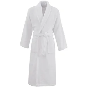 Sensei Maison - Peignoir Mixte col châle 400 g/m² Studio - XL - Blanc pas cher