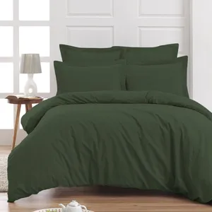 Drap housse en percale de coton Eucalyptus 90x190 cm pas cher