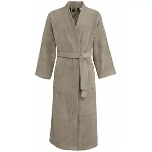 Sensei Maison Peignoir col kimono en coton Mastic XL pas cher