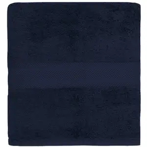Sensei Maison Maxi drap de bain 550 g/m²  bleu nuit 100x150 cm