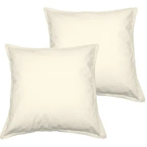 Sensei Maison - Lot de 2 taies d'oreiller en Coton Studio - 65x65 cm - Ecru pas cher