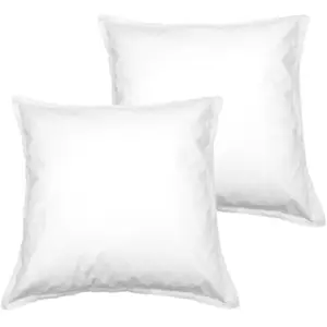 Sensei Maison - Lot de 2 taies d'oreiller en Coton Studio - 65x65 cm - Blanc pas cher