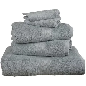 Sensei La Maison du Coton Ensemble de bain 5 pièces Gris Perle