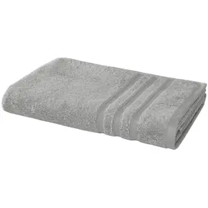 Sensei Maison Drap de bain en coton bio Gris Perle 70x140 cm pas cher