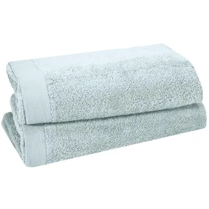 Sensei Maison - Lot de 2 Serviettes de Toilette 500 g/m² Studio - 50x90 cm - Nuage pas cher