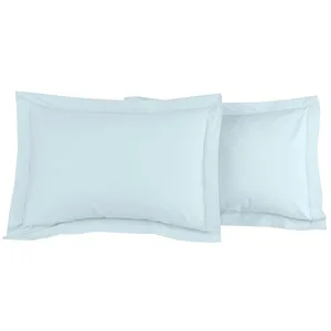 Sensei Maison Lot de 2 taies d'oreiller en percale de coton nuage 50x70 cm pas cher