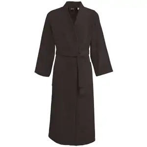 Sensei Maison Peignoir col kimono en coton  Anthracite XXXL