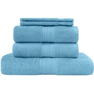 Sensei La Maison du Coton Ensemble de bain 5 pièces Cobalt pas cher