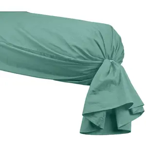Comparateur de prix : Taie de traversin en percale Aqua Sea 45x185 cm