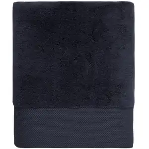 Sensei Maison Maxi drap de bain zéro twist 560 g/m² bleu nuit 100x150 cm pas cher