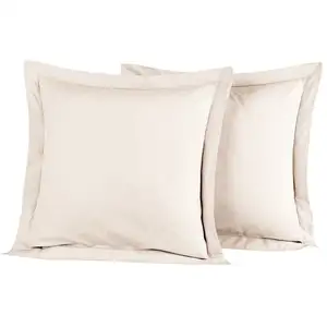 Sensei Maison Lot de 2 taies d'oreiller en percale de coton petale 65x65 cm pas cher