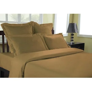 Sensei - Drap Plat Plat Percale UNI - - Taupe, Coton, 180x290 pas cher