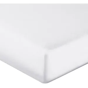 Protège matelas imperméable coton Blanc 160x200 cm pas cher