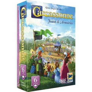 Jeu de stratégie Asmodee Carcassonne : Joutes et Armoiries 2025 pas cher