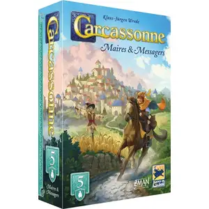 Asmodee Jeu de stratégie Asmodée Carcassonne Maires et Monastères Extension 5 pas cher