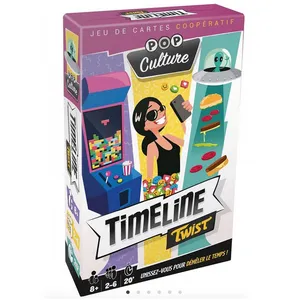 Comparateur de prix : Asmodee Jeu de société Timeline Twist Pop Culture (Français) TU