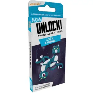 Comparateur de prix : Asmodee Jeu de carte - Unlock Short Adventures 8 : Le Chat de M. Schrödinger !