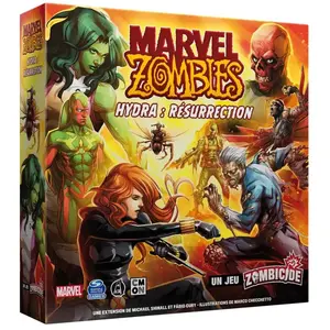 Comparateur de prix : Asmodee Marvel zombies - extension la résurection d'hydra - jeu de figurines