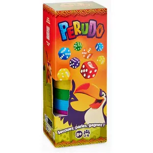 Comparateur de prix : Jeu de société Perudo (Nouvelle version)  - Asmodee Jeu de société  - ZYGPER01FR 