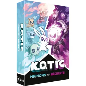 Jeu de société Tic Tac K.O. : Cute vs. Evil  - TeeTurtle Jeu de société  - TEETTK02FR  pas cher